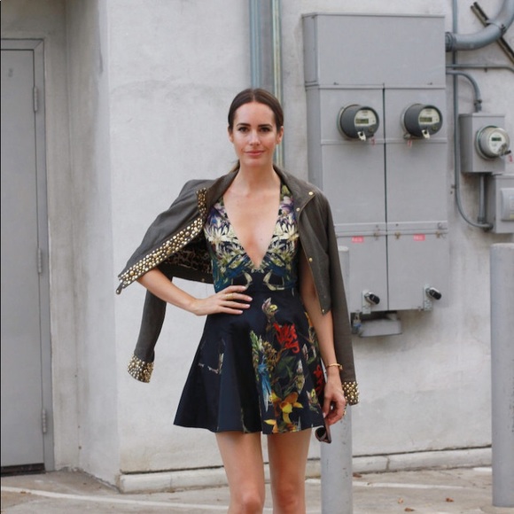 Stylestalker Blue Me Away Print Skater Dress - Picture 4 of 8